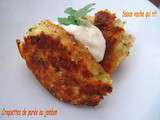 Croquettes puree jambon vache qui