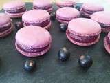 Macarons cassis du jardin