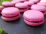 Macarons framboises du jardin