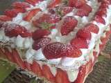 Millefeuille aux fraises maison au cook'in