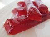 Pates de fruits a la fraise agar agar trop facile