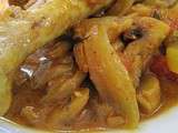 Poulet champignons curcuma