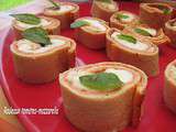 Rouleaux tomates mozzarella