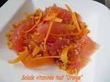 Salade tout orange