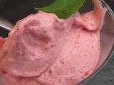 Sorbet fraise express, oui c'est possible