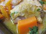 Tajine de poulet carotte orange