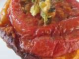 Tatin de tomates au caramel balsamique