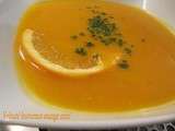 Veloute butternut orange miel