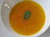 Veloute carottes navets a l'orange