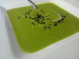 Veloute de petits pois au citron