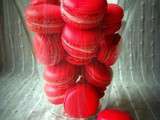 Macarons framboises & chocolat blanc