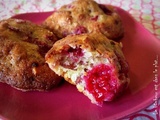 Madeleines framboises et amandes