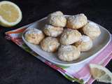 Amaretti au citron - Biscuit italien aux amandes parfumé au citron