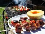 Brochettes Canard Miel