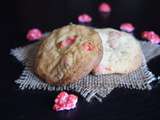 Cookies aux pralines et au chocolat blanc