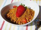 Crumble express aux fraises