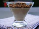 Panna cotta au café et son Crumble aux noisettes