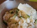 Risotto courgettes parmesan