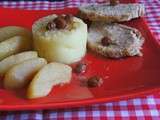 Rôti de porc au cidre et aux pommes