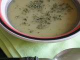 Velouté de courgettes asiatique