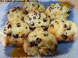 Biscuits fondants à la vanille, pépites de chocolat