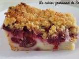 Clafoutis aux cerises comme un crumb cake