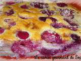 Clafoutis cerises, noisette, vanille