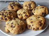 Cookies aux pépites de chocolat coeur caramel