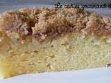 Crumb cake pommes cannelle