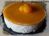 Entremet express : mousse citron mascarpone ; miroir abricot