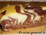 Gâteau moelleux marbré chocolat Tonka