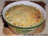 Gratin de courgettes au thon