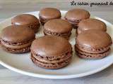 Macarons menthe chocolat