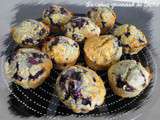 Muffins aux flocons d'avoine et aux myrtilles