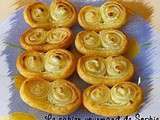 Palmiers au fromage échalote/ciboulette