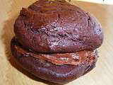 Whoopie pies aux deux chocolats