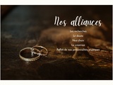 Nos alliances de mariage