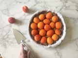 Tarte aux abricots // pâte spéciale à la poudre de noisette ou noix