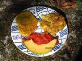 Galettes de pois chiches aux légumes