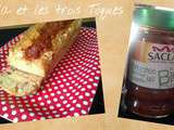 Cake aux lardons et tomates avec notre partenaire Sacla