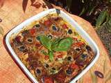 Clafoutis de tomates et olives