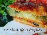 Lasagne de soubressade aux courgettes