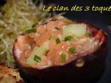 Tartare de truite au Maracuja