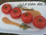 Tomate farcie au chèvre