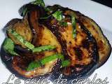 Aubergines à la plancha