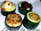 Bouchées de courgettes au four