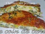 Clafoutis aux poireaux