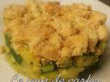 Crumble de courgettes