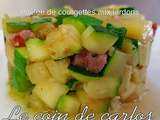 Poêlée de courgettes aux lardons