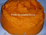 Purée de patates douce